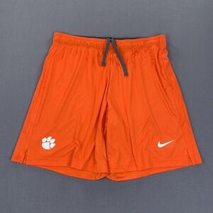 NEW Clemson Tigers Shorts Men XL Orange NCAA Football Basketball Nike Team Issue
